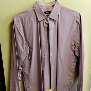 Hugo Boss Fine Plaid Dress Shirt